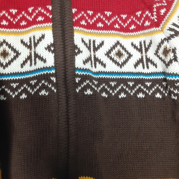 Carter's boy sweater brown size 18m - Picture 3 of 4